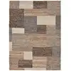 Image de Tapis naturel tissé à la main Beige 70x140 cm