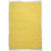 Image de Tapis réversible en coton - tissé à la main - Jaune 40x60