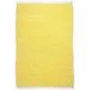 Image de Tapis réversible en coton - tissé à la main - Jaune 60x120