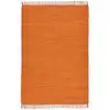 Image de Tapis réversible en coton - tissé main - terracotta 160x230