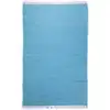 Image de Tapis réversible en coton - tissé à la main - Turquoise 70x140