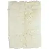 Image de Tapis flokati en laine vierge naturel 120x180 cm