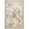 Image de Tapis floral tissé plat - Crème 200x290 cm