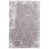 Image de Tapis graphique et brillant tissé machine Argent 80x150 cm