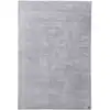 Image de Tapis élégant doux et brillant en viscose argent 65x135