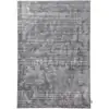 Image de Tapis élégant doux et brillant en viscose Gris 65x135