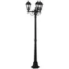 Image de Lampadaire extérieur en aluminium marron
