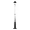 Image de Lampadaire extérieur en aluminium noir