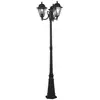 Image de Lampadaire extérieur en aluminium noir