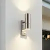 Image de Applique extérieure en inox gris