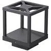 Image de Borne eclairage exterieur en aluminium noir
