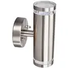 Image de Applique exterieur led en inox gris