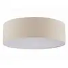 Image de Plafonnier tissu en textile beige