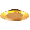 Image de Plafonnier led en métal doré