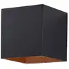 Image de Applique murale led en aluminium noir