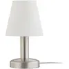 Image de Lampe à poser en textile blanc