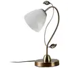 Image de Lampe à poser en verre blanc