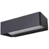 Image de Applique exterieur led en aluminium noir