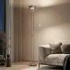 Image de Lampadaire led en métal gris