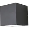 Image de Applique exterieur led en aluminium gris