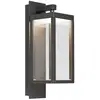 Image de Applique exterieur led en aluminium gris
