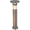 Image de Lampe solaire en inox gris