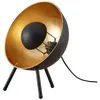 Image de Lampe à poser en métal noir
