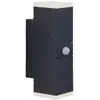 Image de Applique exterieur led en aluminium noir