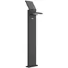Image de Lampe solaire en aluminium noir