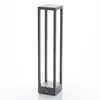 Image de Borne Eclairage Exterieur en Aluminium Noir