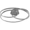 Image de Plafonnier led en métal gris