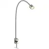 Image de Lampe à pince en aluminium gris