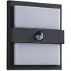 Image de Applique extérieure en aluminium noir