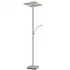 Image de Lampadaire led en métal gris