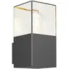 Image de Applique exterieur en aluminium noir