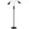 Image de Lampadaire en métal noir