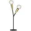 Image de Lampe à poser en métal noir