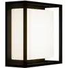 Image de Applique exterieur led en aluminium noir