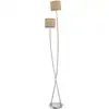 Image de Lampadaire tissu en textile beige
