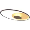 Image de Plafonnier LED en Métal Marron
