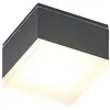 Image de Plafonnier extérieur led en aluminium noir