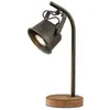 Image de Lampe à poser en métal marron