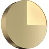 Image de Applique murale Led 6W moderne et élégante circulaire doré ø 18,4 cm