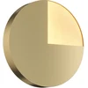 Image de Applique murale Led 8W moderne et élégante circulaire dorée ø 25 cm