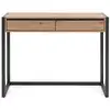 Image de Console Industrielle 2 tiroirs L100 cm - Décor Bois Clair
