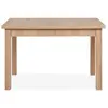 Image de Table à manger extensible en chêne clair 6 à 8 personnes l120 à 200 cm