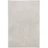 Image de Tapis en velours à poils longs gris argent 100x100 cm