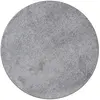 Image de Tapis rond en velours gris 160x160 cm