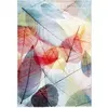 Image de Tapis à feuilles multicolore 160x230 cm