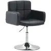 Image de Fauteuil lounge réglable en similicuir Noir